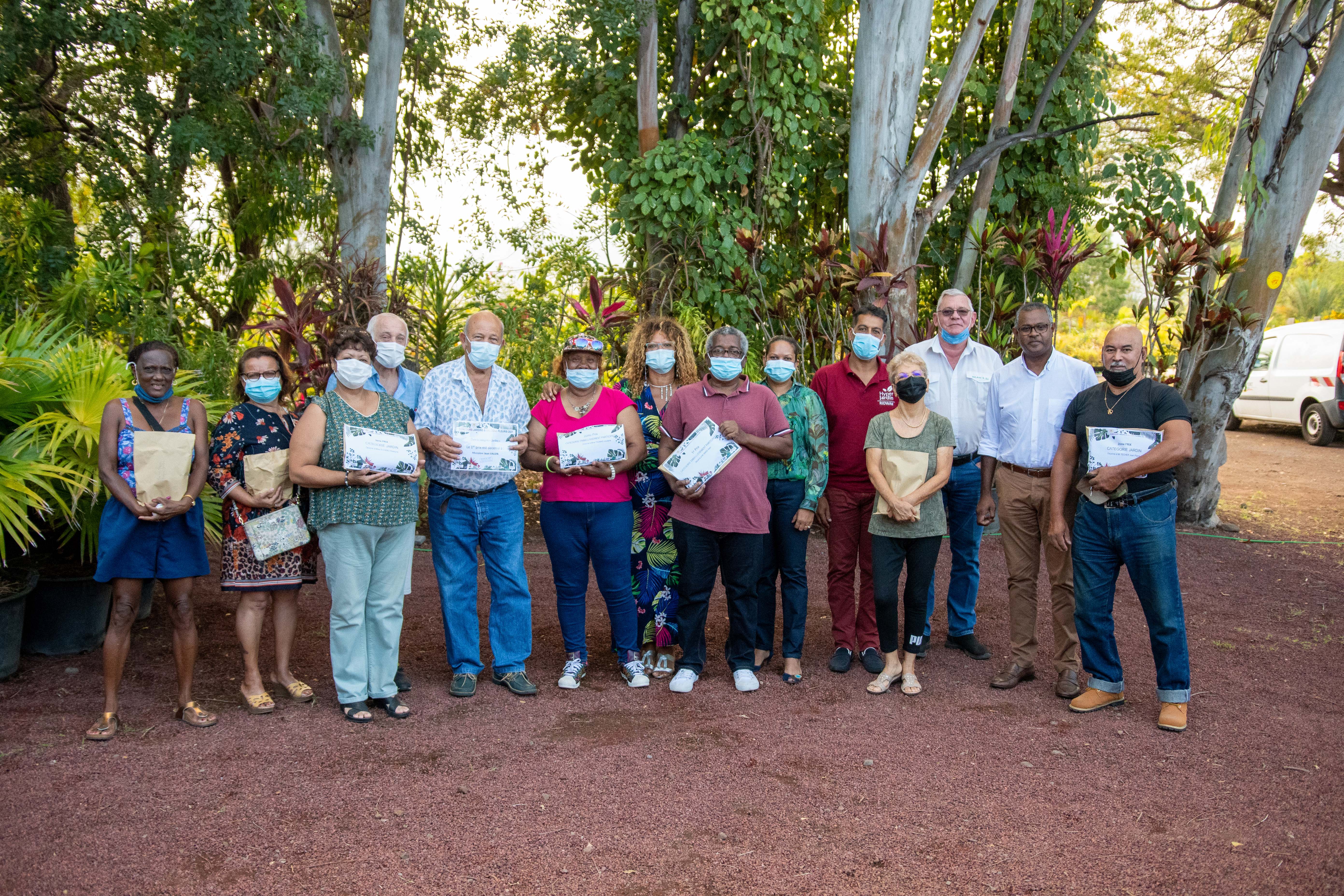 Le Port : Remise des prix du concours du concours Jardins et Balcons Fleuris   