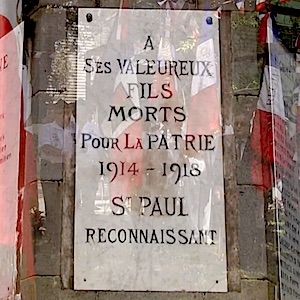 La ville de Saint-Paul se souvient